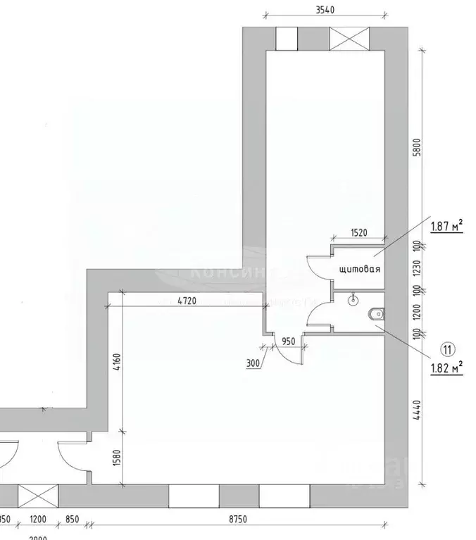 Помещение свободного назначения в Москва Трифоновская ул., 45 (75 м) - Фото 2