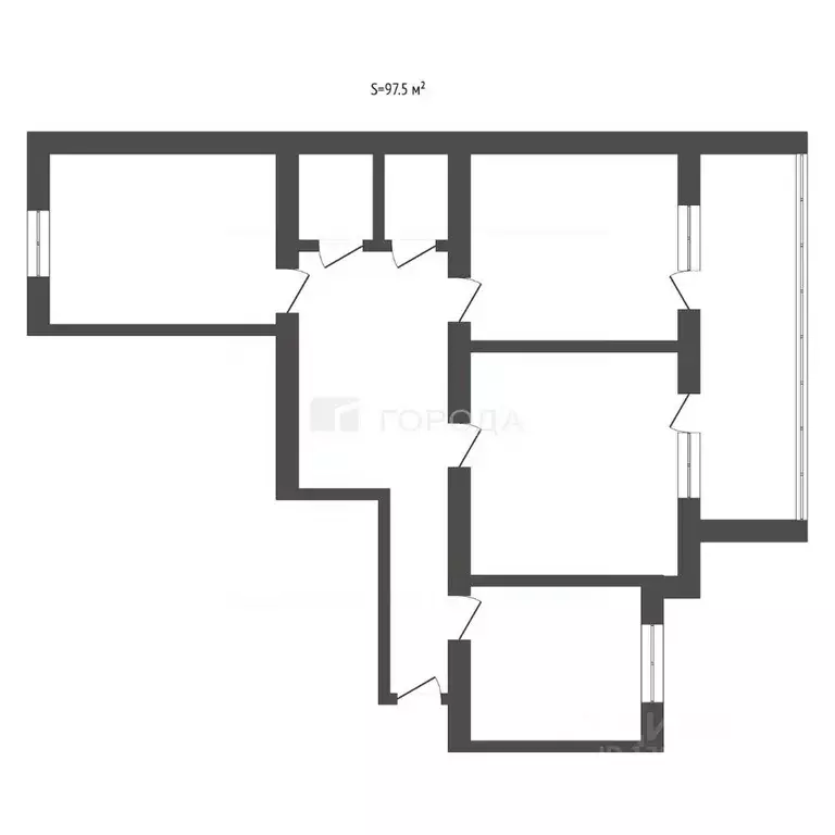 3-к кв. Алтайский край, Барнаул ул. 280-летия Барнаула, 16 (97.5 м) - Фото 1