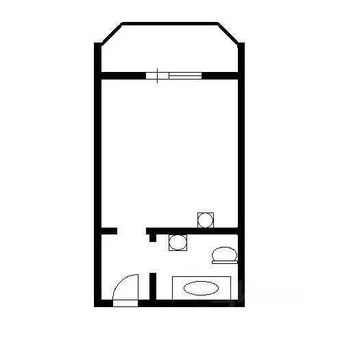 1-к кв. Новосибирская область, Новосибирск ул. Одоевского, 1/9 (20.0 ... - Фото 2