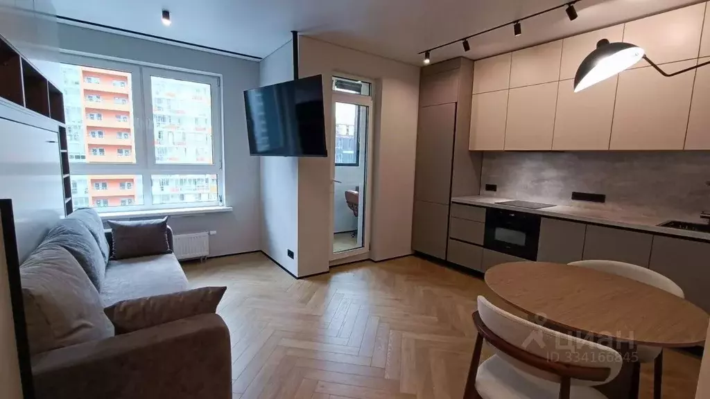 Студия Санкт-Петербург ул. Среднерогатская, 11к2 (28.0 м) - Фото 1