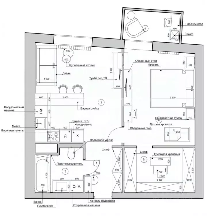 2-к кв. Москва Душинская ул., 16 (59.0 м) - Фото 1