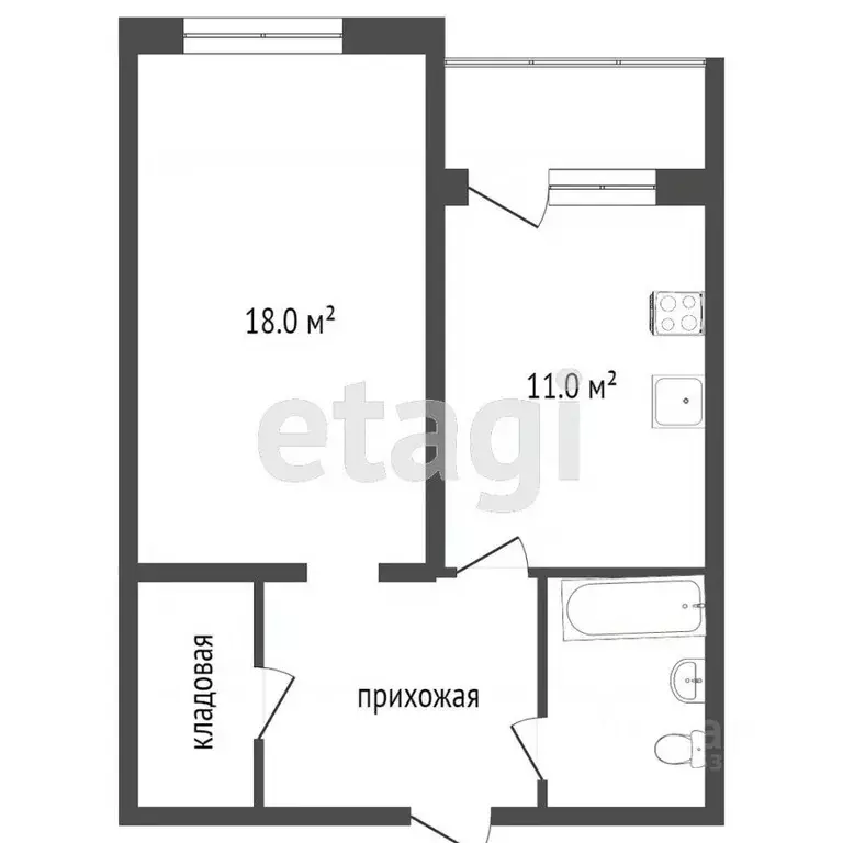 1-к кв. Воронежская область, Воронеж ул. Ворошилова, 1/3 (51.5 м) - Фото 1