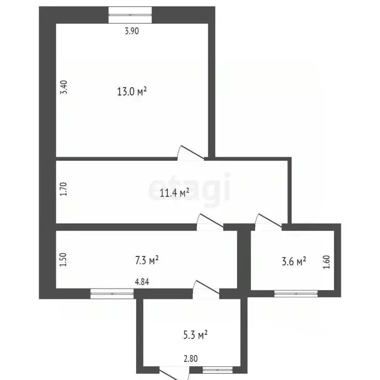 2-к кв. Крым, Симферополь ул. Артиллерийская (40.0 м) - Фото 1