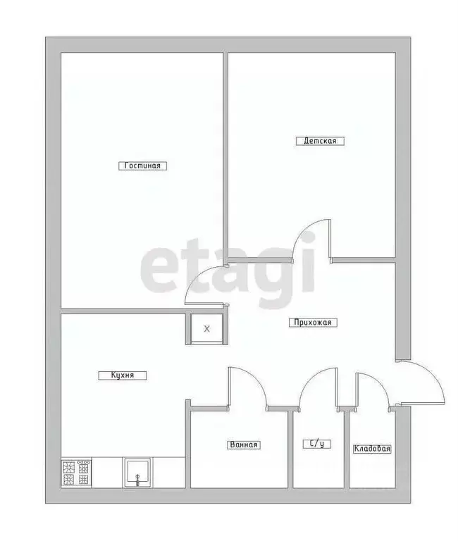 2-к кв. Костромская область, Кострома пос. Октябрьский, ул. 2-я ... - Фото 1
