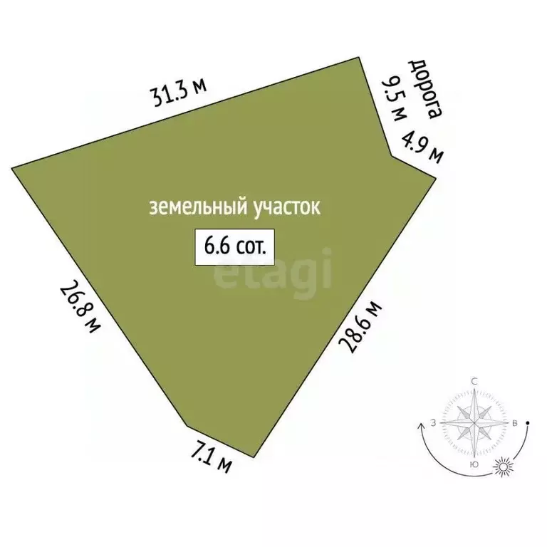 Участок в Крым, Симферопольский район, Добровское с/пос, с. Пионерское ... - Фото 2