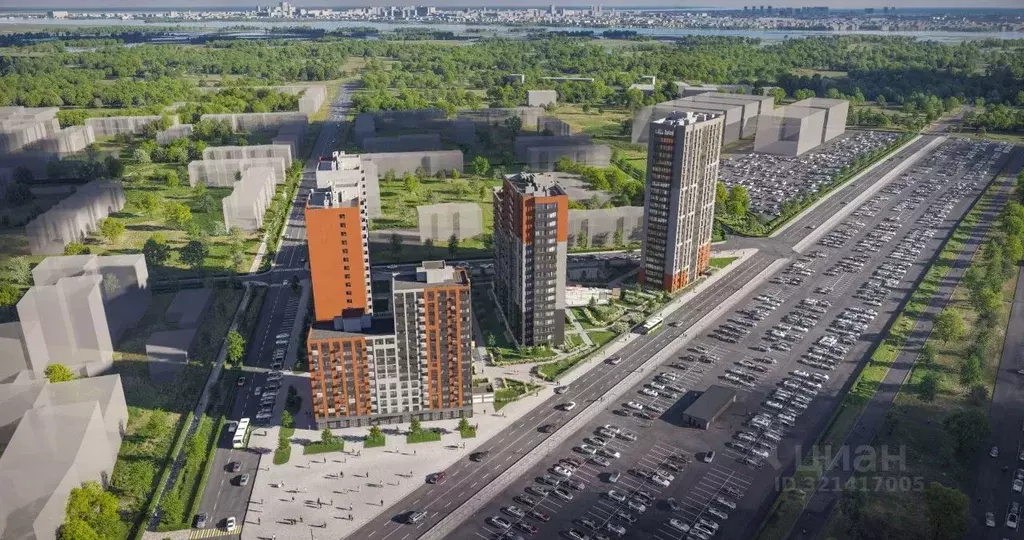 1-к кв. Самарская область, Самара АмГрад жилой комплекс (44.6 м) - Фото 2