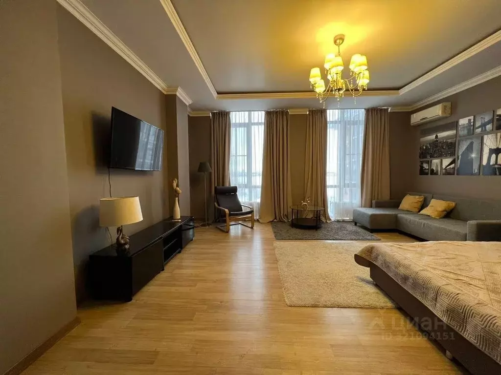 1-к кв. Татарстан, Казань Меридианная ул., 1 (70.0 м) - Фото 2