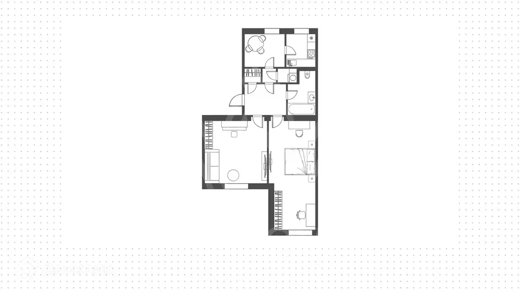 Продаётся 3-к квартира, 56.4 м - Фото 1