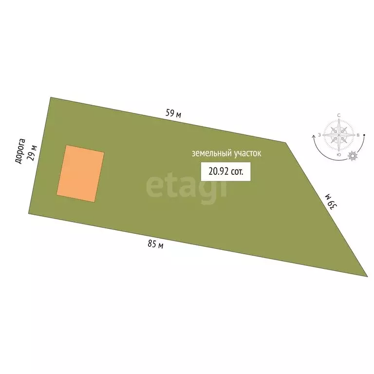 Дом в село Солобоево, улица Буракова (102.9 м) - Фото 2