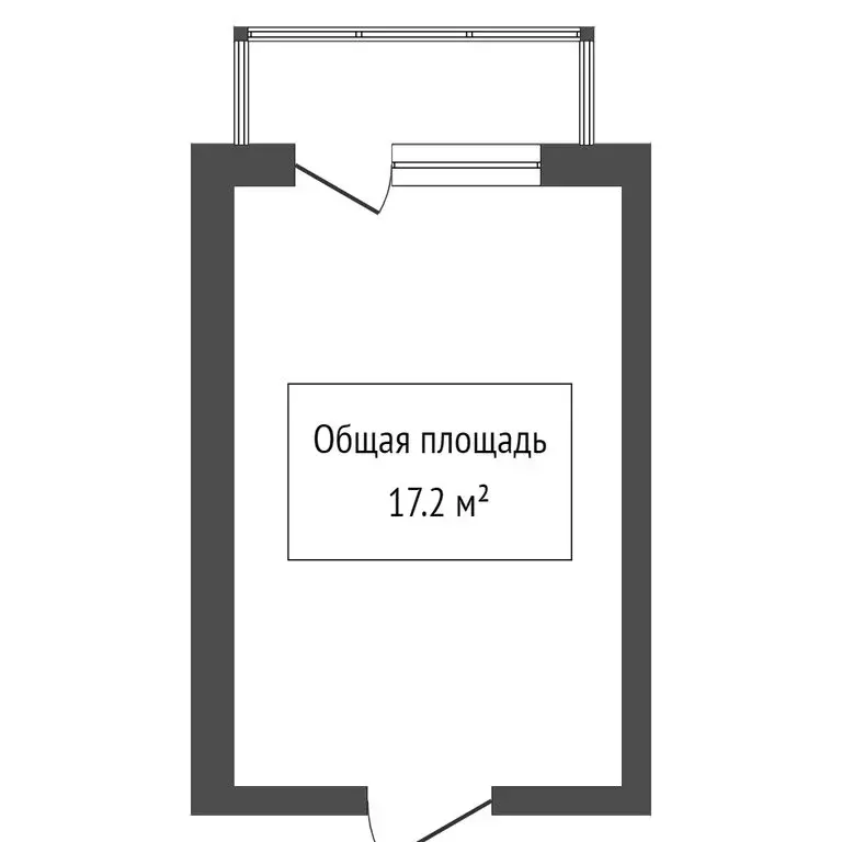 Квартира-студия: Томск, проспект Фрунзе, 120А (17.1 м) - Фото 1