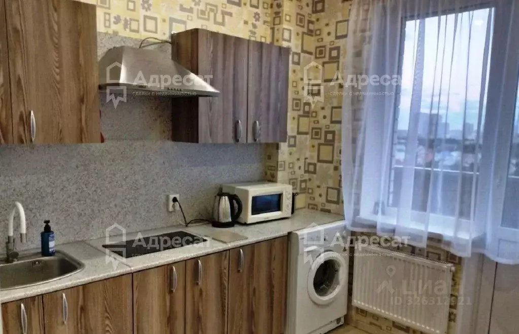 1-к кв. Волгоградская область, Волгоград пос. Стройдеталь, 13 (32.2 м) - Фото 0