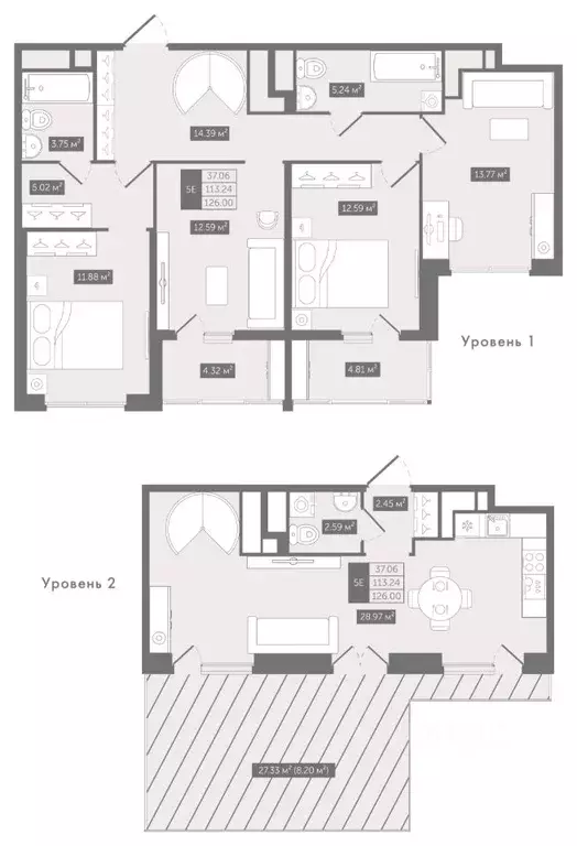 3-к кв. Санкт-Петербург Новгородская ул., 8Б (126.0 м) - Фото 0