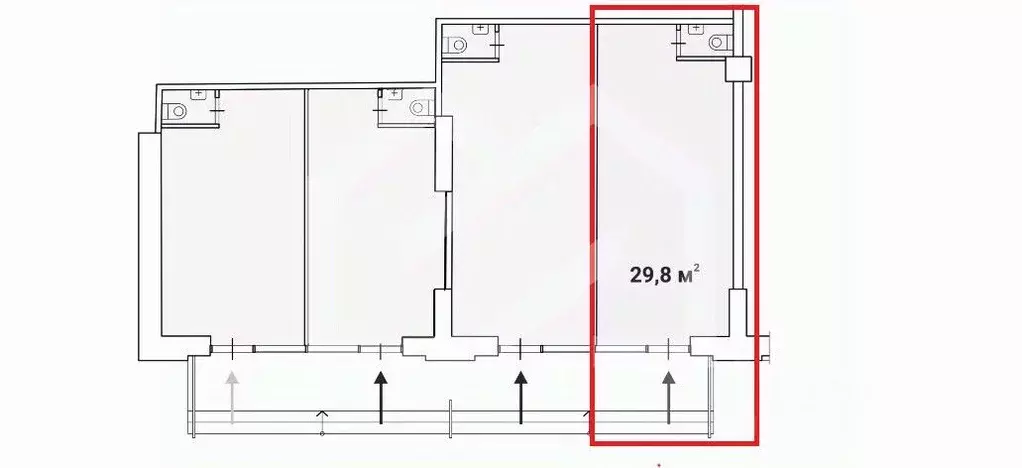 Помещение свободного назначения в Москва Кожевническая ул., 4 (30 м) - Фото 2