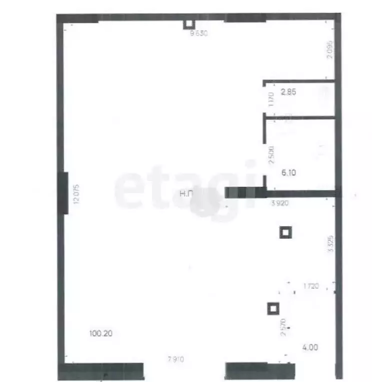 Помещение свободного назначения (112.15 м) - Фото 1