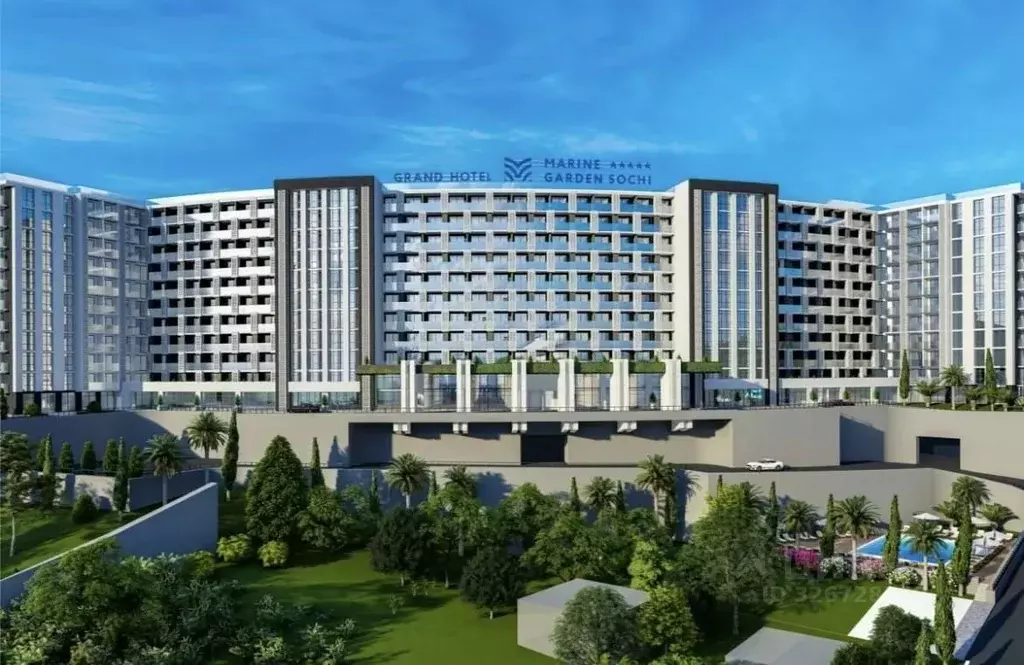 Студия Краснодарский край, Сочи Хоста жилрайон, ул. Шоссейная, 5/7 ... - Фото 1