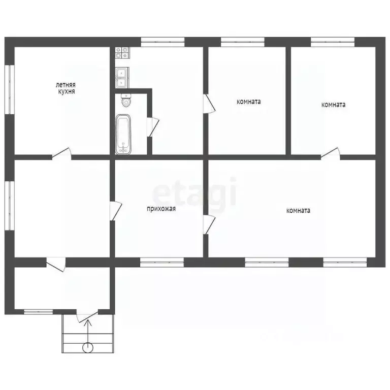 Дом в Тамбовская область, Бондарский муниципальный округ, с. Керша  ... - Фото 2