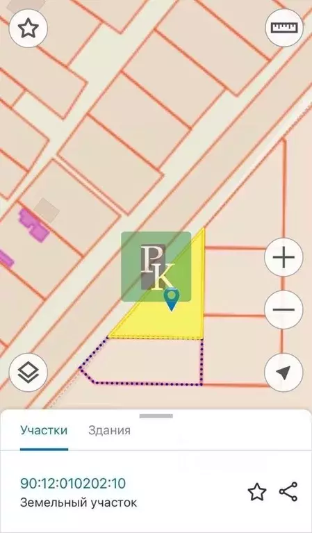 Участок в Крым, Симферопольский район, Гвардейское с/пос, с. Красная ... - Фото 1