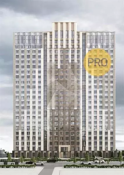 Квартира-студия, 33,7 м, 9/24 эт. - Фото 1
