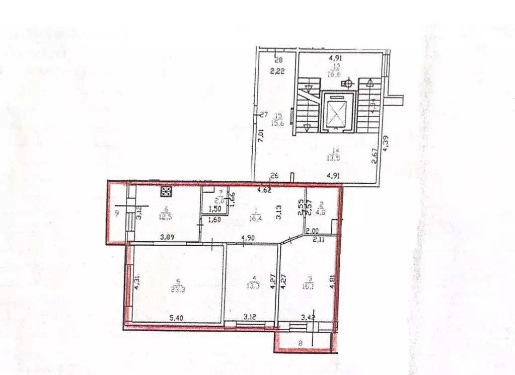 Квартира, 3 комнаты, 88.4 м - Фото 0