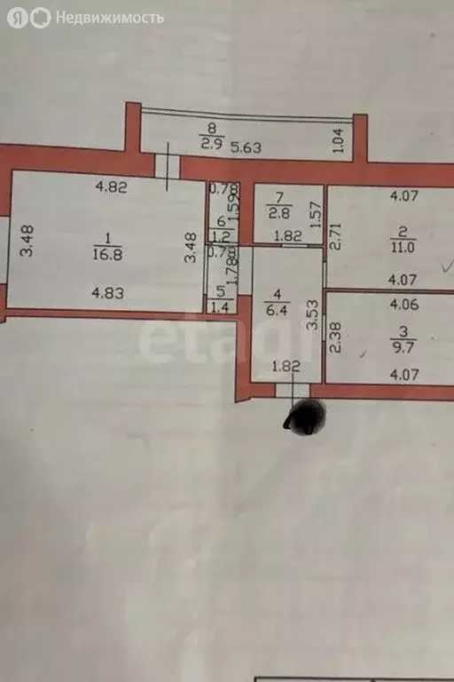 2-комнатная квартира: Казань, Авиастроительный район, улица Чапаева, ... - Фото 0