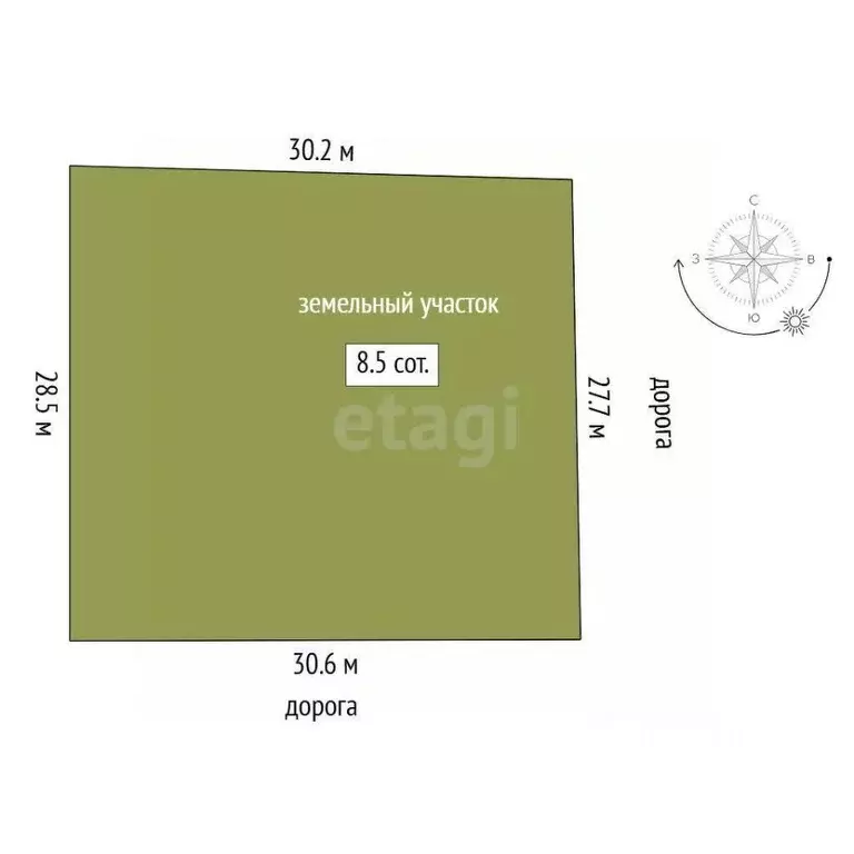 Участок в Тюменская область, Тюмень Якорь садовое товарищество, ул. ... - Фото 2