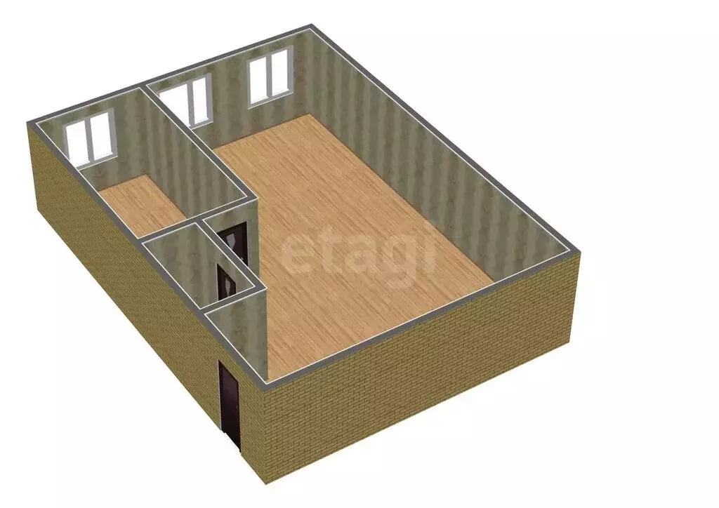 2-комнатная квартира: Арсеньев, улица Ломоносова, 29 (43 м) - Фото 2
