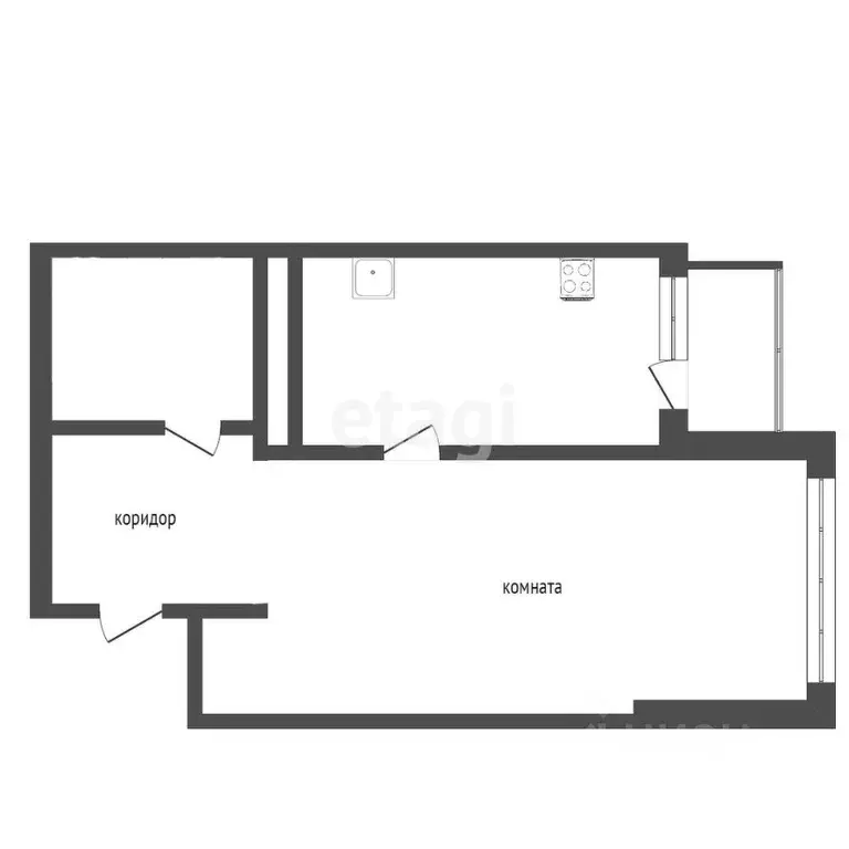 1-к кв. Севастополь ул. Александра Маринеско, 8А (32.0 м) - Фото 1