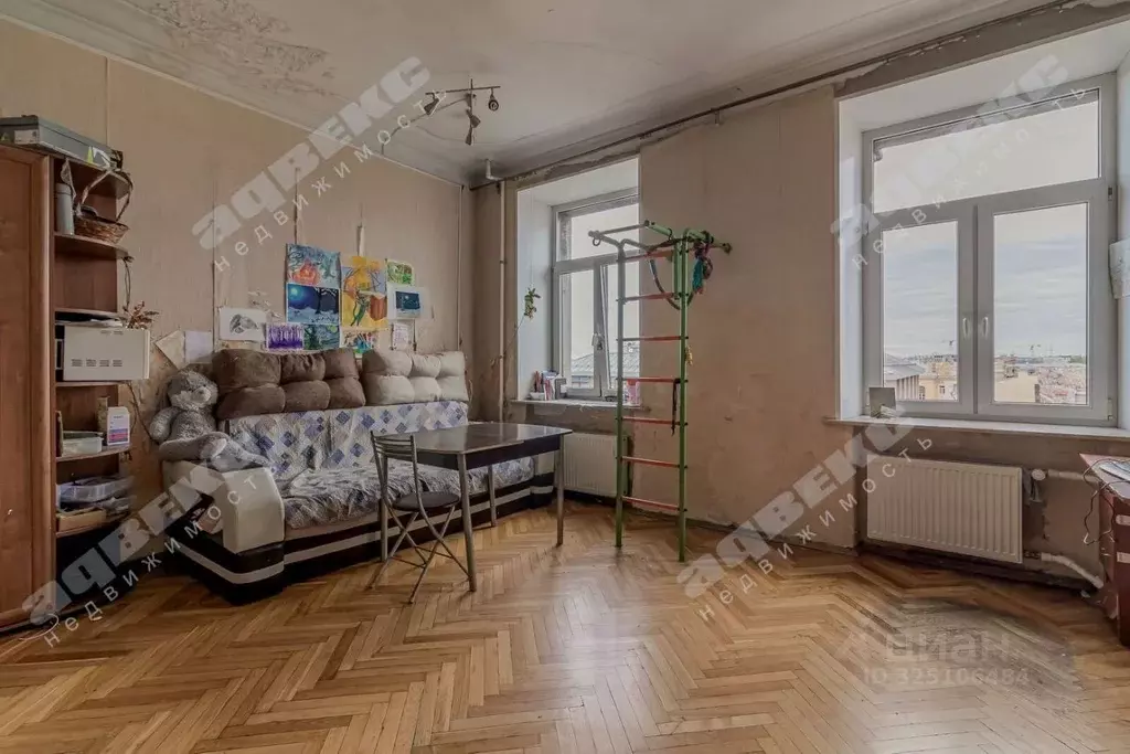 Комната Санкт-Петербург 3-я Васильевского острова линия, 46 (26.1 м) - Фото 2