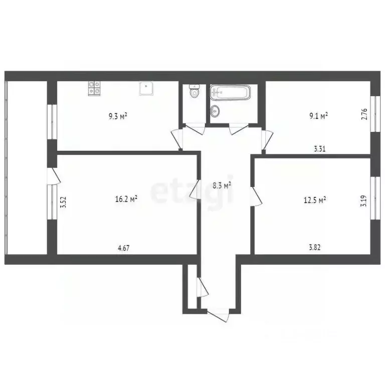 3-к кв. Ярославская область, Ярославль Липовая Гора жилрайон, ул. ... - Фото 2