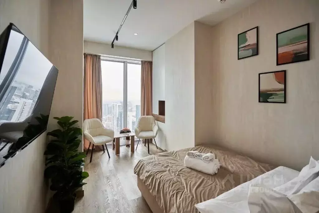 Комната Москва 1-й Красногвардейский проезд, 21с2 - Фото 1