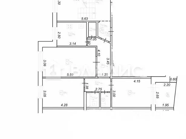 3-к кв. Рязанская область, Рязань Касимовское ш., 56к1 (65.5 м) - Фото 1