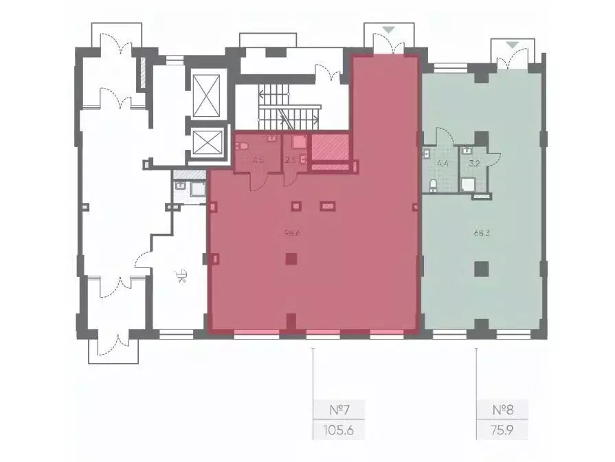 Помещение свободного назначения в Санкт-Петербург Партизанская ул., 5 ... - Фото 2