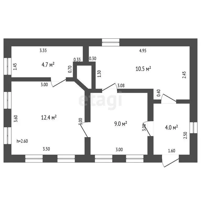 Дом в Батайск, Речная улица (40.6 м) - Фото 1
