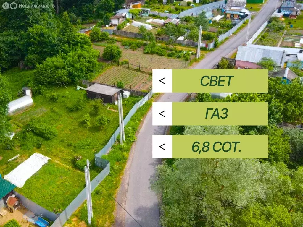 Участок в Райсемёновское, Огородная улица (6.8 м) - Фото 1