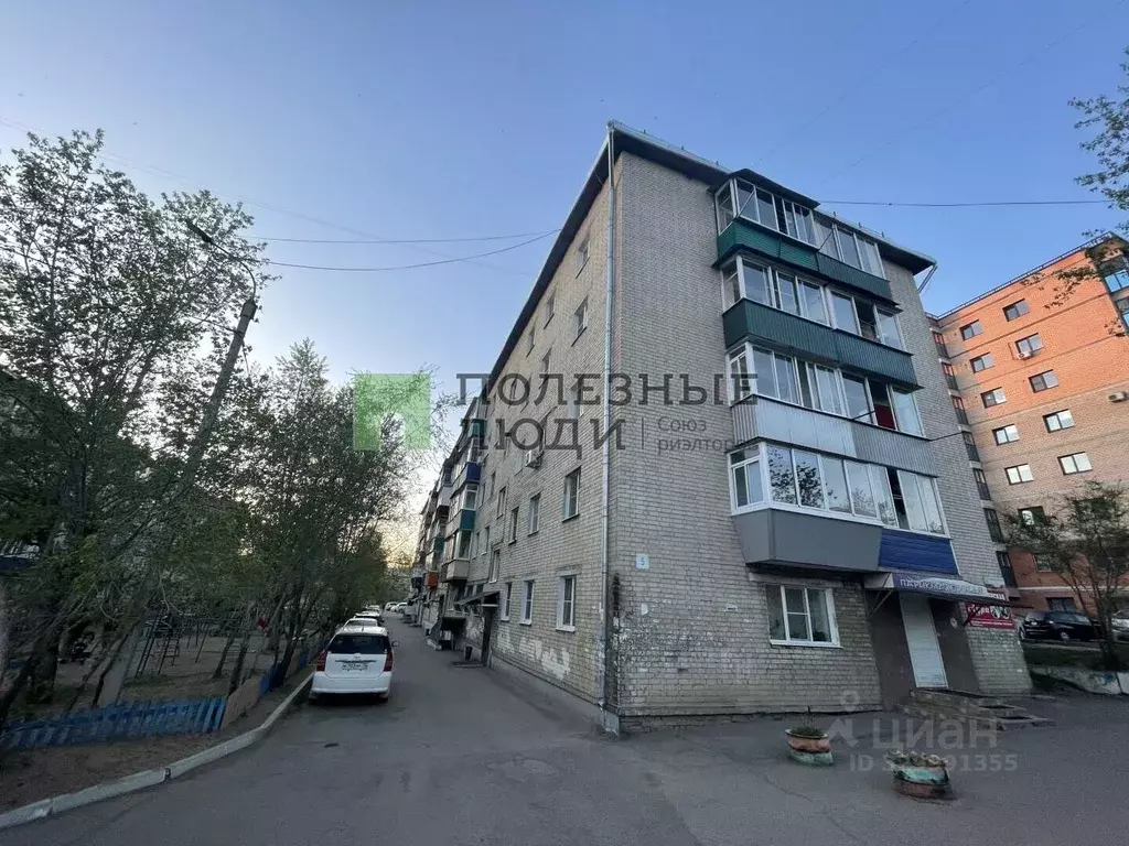 4-к кв. Забайкальский край, Чита Украинский бул., 5 (62.5 м) - Фото 1