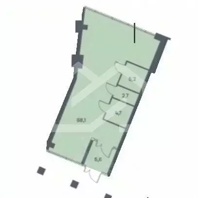 Торговая площадь в Москва Южнопортовая ул., 42С5 (86 м) - Фото 2