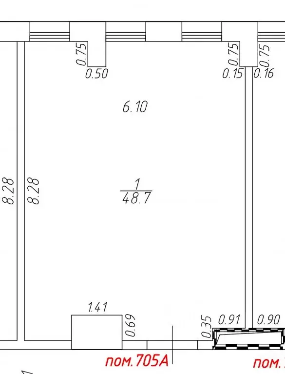 Офис в Москва ул. Двинцев, 3 (49 м) - Фото 2