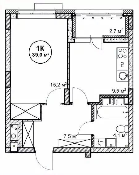 1-к кв. Нижегородская область, Нижний Новгород пос. Cовхоза Цветы,  ... - Фото 1