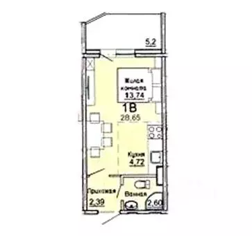 Студия Московская область, Солнечногорск городской округ, Голубое пгт ... - Фото 1