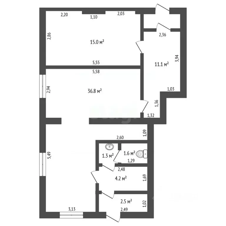 Помещение свободного назначения в Амурская область, Благовещенск ул. ... - Фото 2