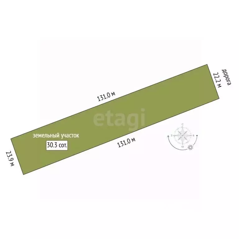 Участок в Татарстан, Тукаевский район, Князевское с/пос, д. Чершелы ... - Фото 2