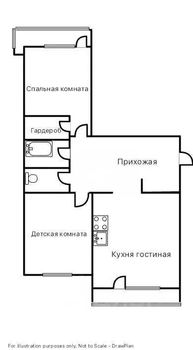2-к кв. Московская область, Дмитров Московская ул., 8 (67.0 м) - Фото 1
