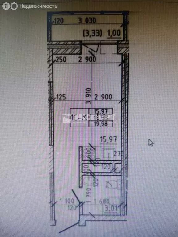 Квартира-студия: Казань, улица Ильича, 42 (20 м) - Фото 0