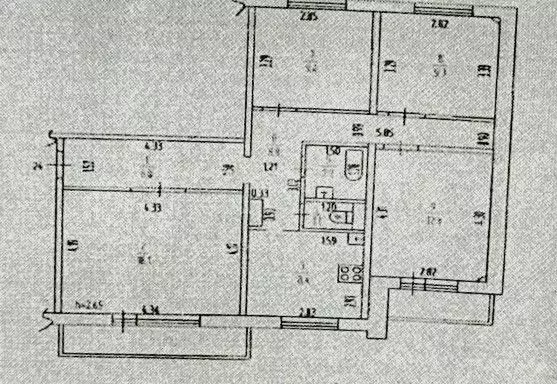 4-к. квартира, 76,7 м, 8/10 эт. - Фото 0