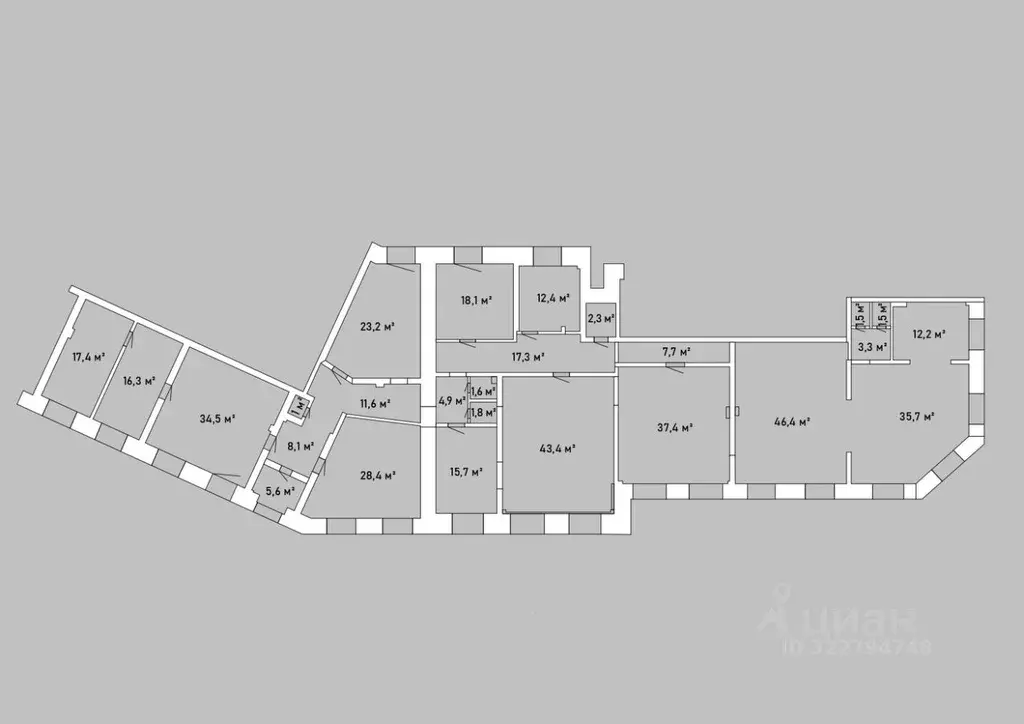 Офис в Санкт-Петербург Серебристый бул., 17к1 (435 м) - Фото 2