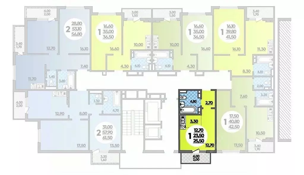 Студия Краснодарский край, Краснодар ул. Героев-Разведчиков, 11 (25.5 ... - Фото 1