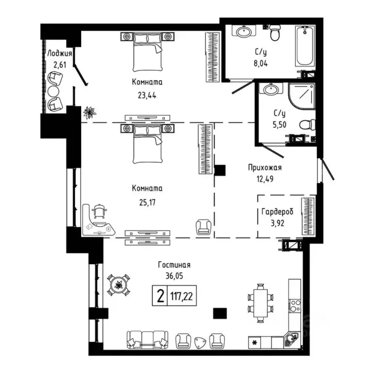 2-к кв. Ростовская область, Ростов-на-Дону Левобережная ул., 5Е ... - Фото 0