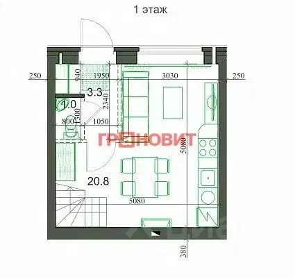 2-к кв. Новосибирская область, Новосибирский район, Мичуринский ... - Фото 1