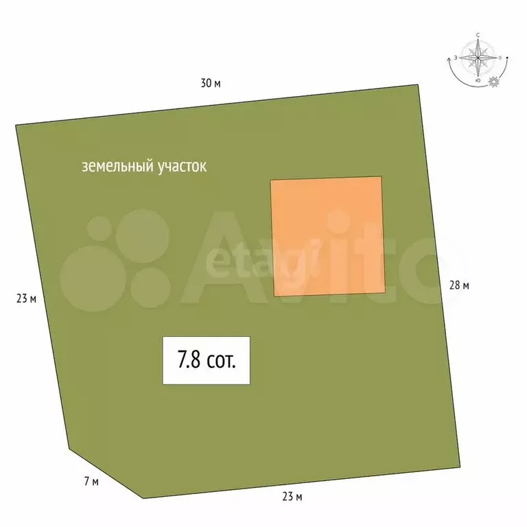 Дом 87,8 м на участке 7,8 сот. - Фото 0