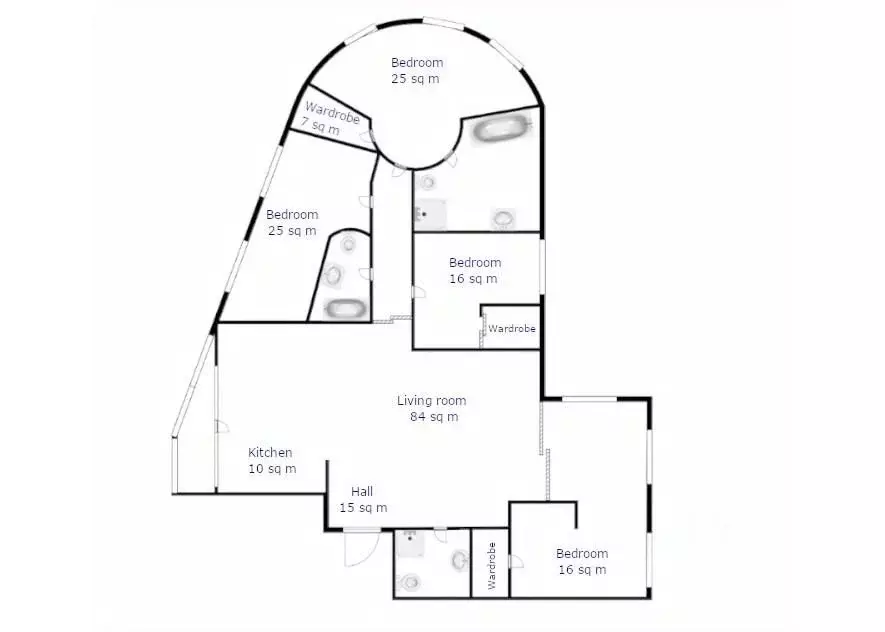 5-к кв. Москва Звенигородская ул., 8К2 (219.0 м) - Фото 1